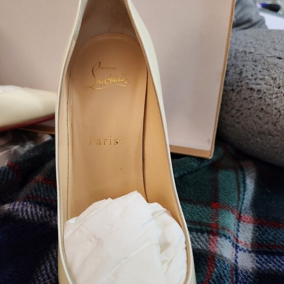 Christian Louboutin So Kate 120mm Size 39 - Off White - Picture 9 of 10